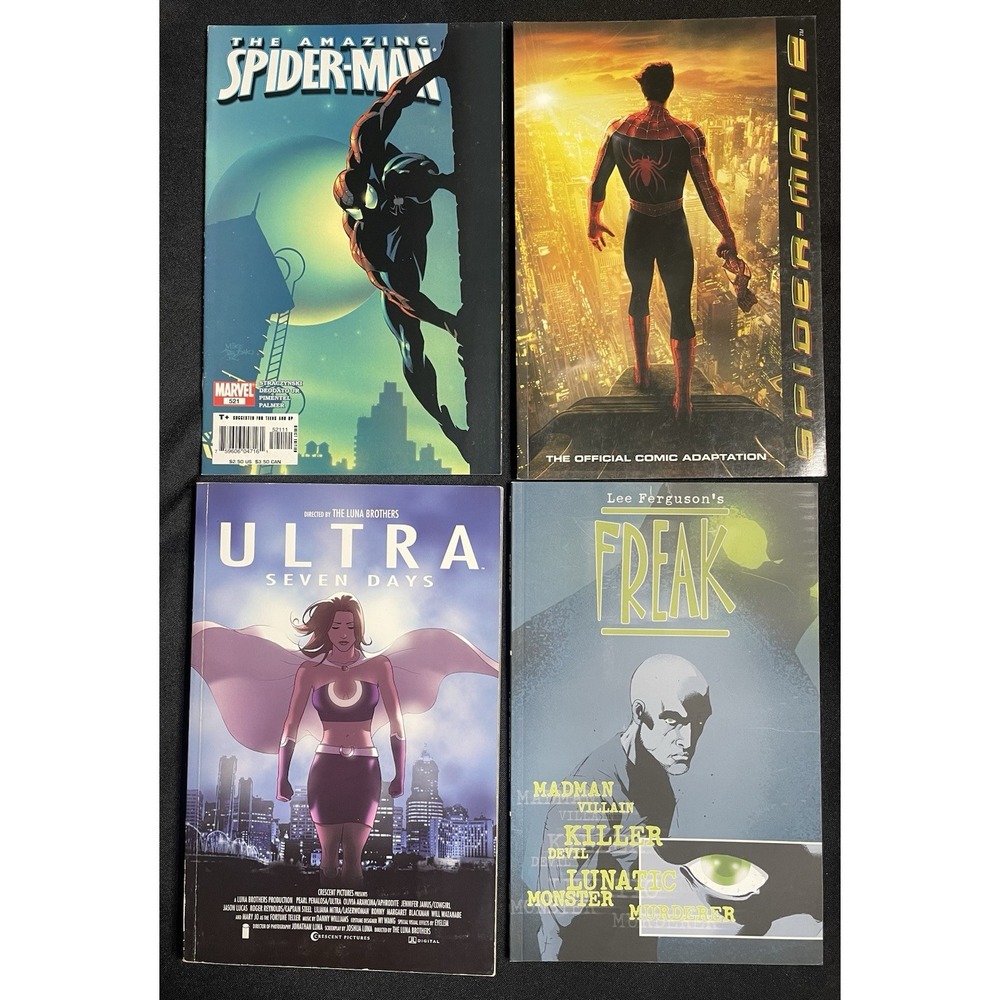 Spider-Man Comic Lot Ultra Seven Days Freak Movie Adaptation ASM #521